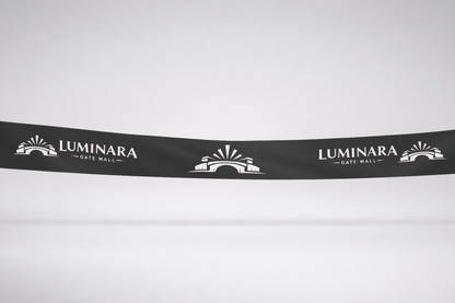 ECO bedrucktes Einweihungsband aus Satin