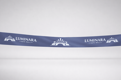 ECO bedrucktes Einweihungsband aus Satin