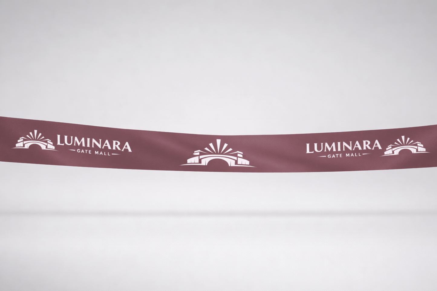 ECO bedrucktes Einweihungsband aus Satin