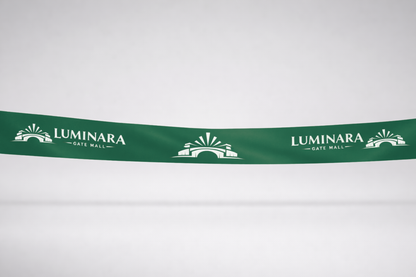 ECO bedrucktes Einweihungsband aus Satin