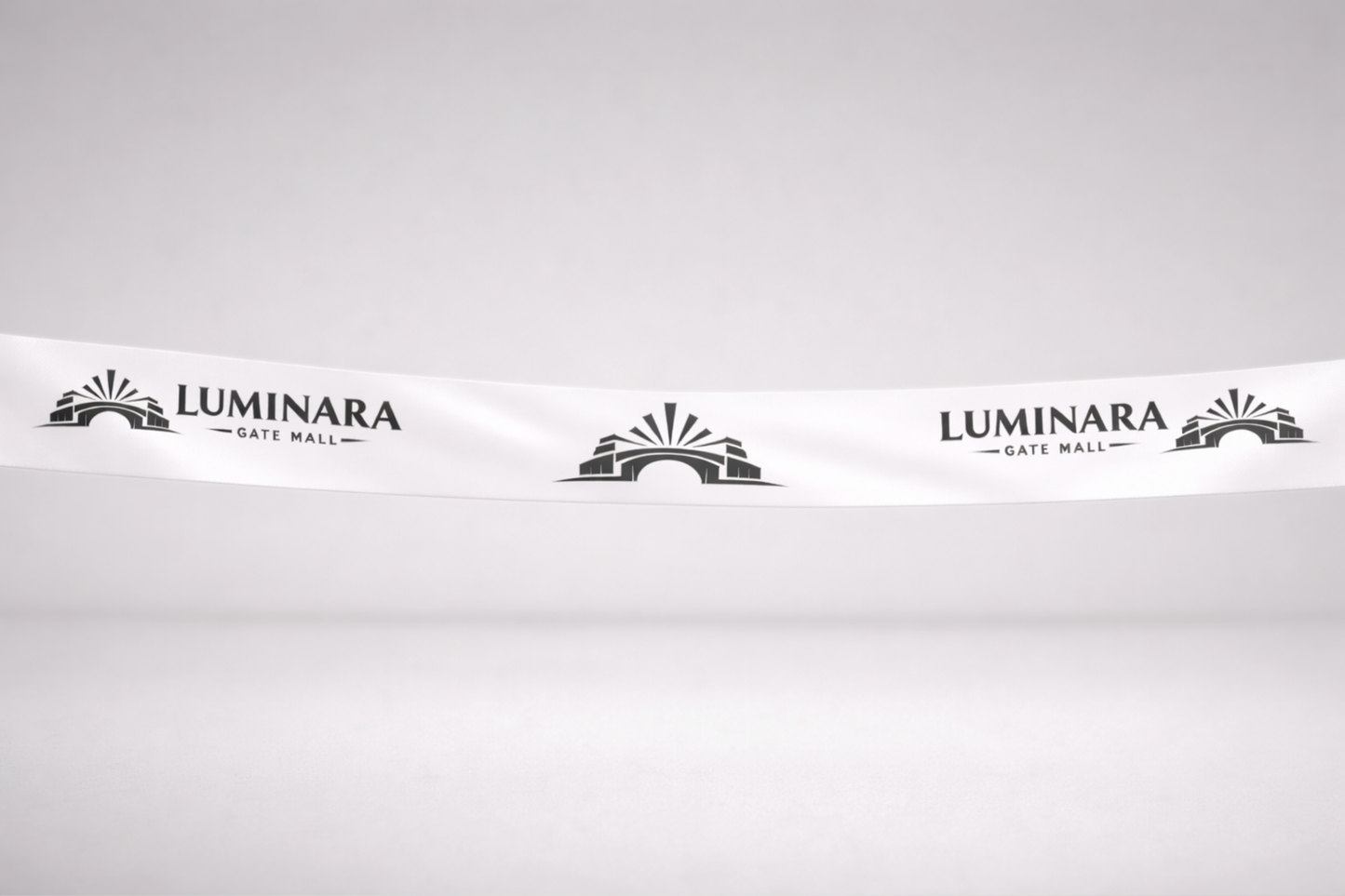 ECO bedrucktes Einweihungsband aus Satin