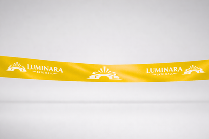 ECO bedrucktes Einweihungsband aus Satin