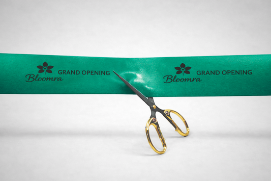 Nastro di inaugurazione che stampi il disegno