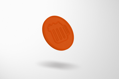 Gettoni di plastica in stock