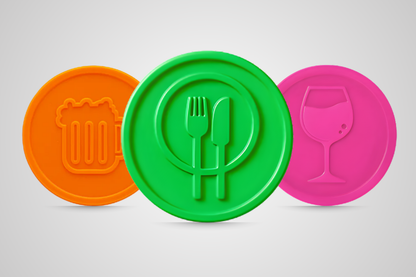 Plastikchips auf Lager