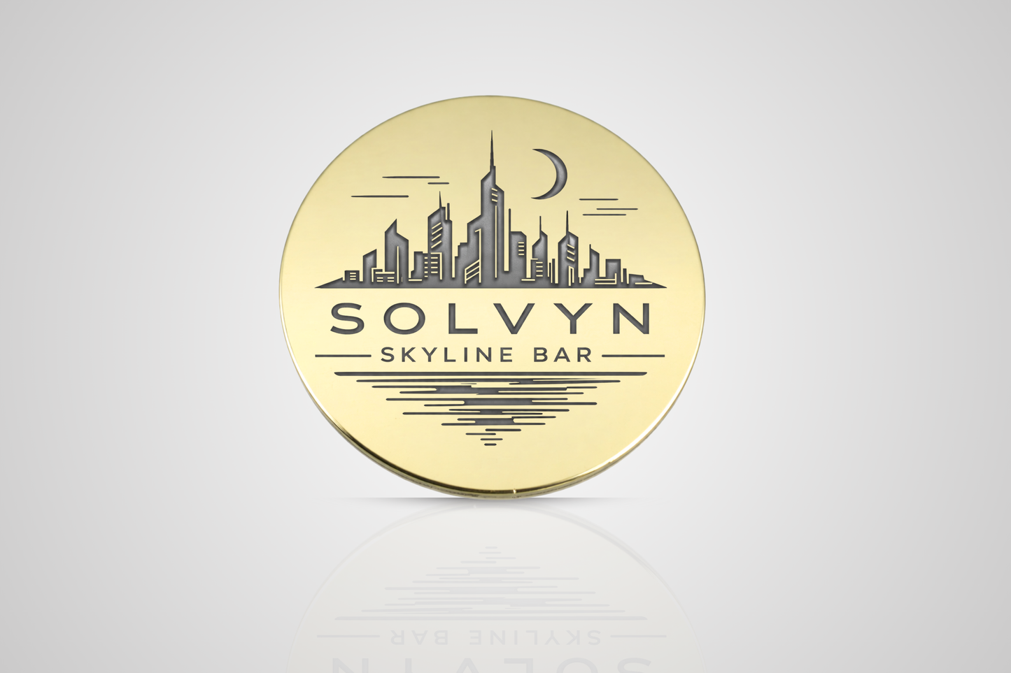 Lasergravierte Metalltokens