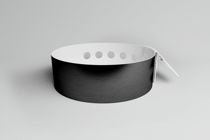 Forme en L nature - bracelet en vinyle en vinyle JM Band ch 1 noir