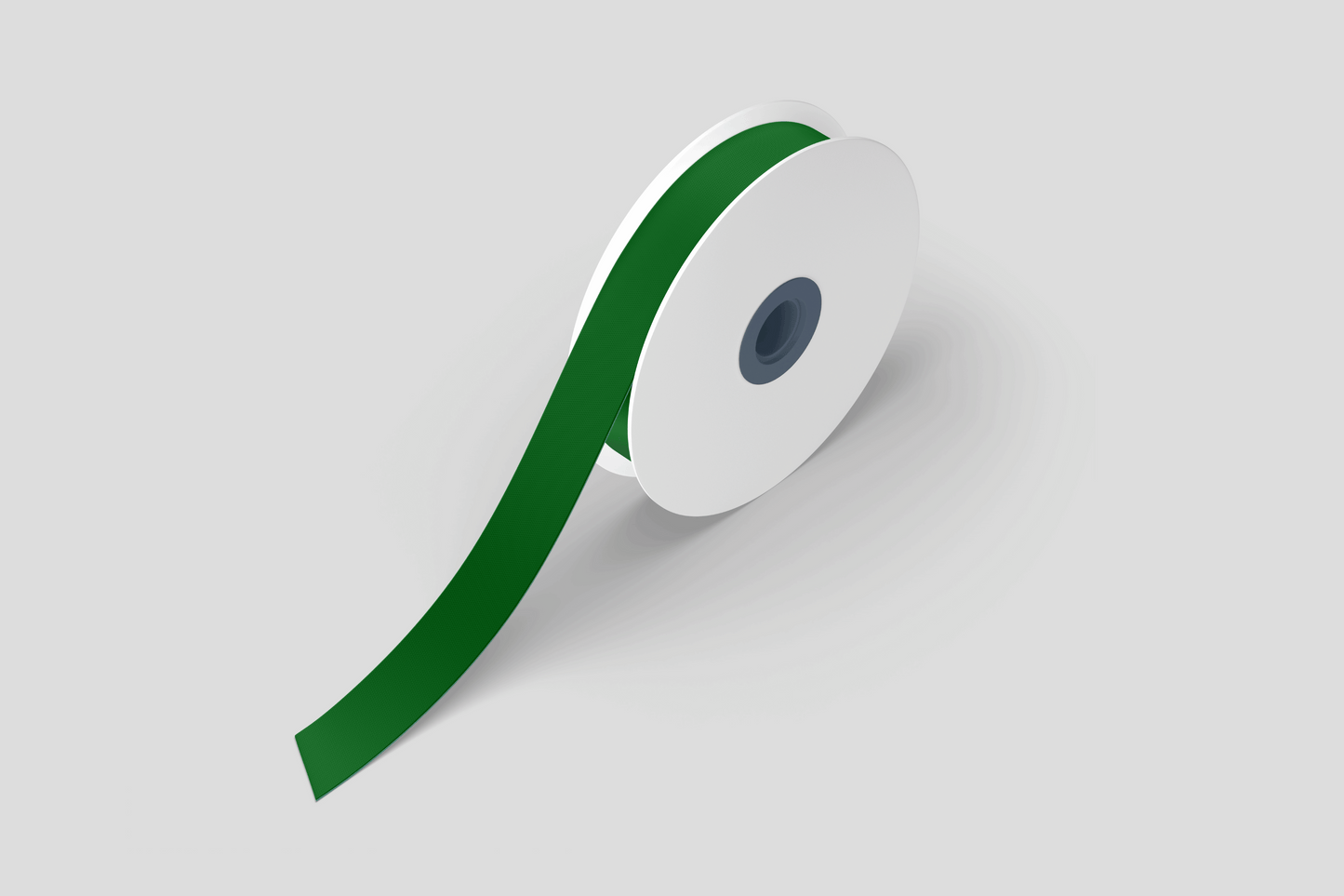 Ruban satiné en polyester 15 mm Super ruban JM Band ch vert foncé