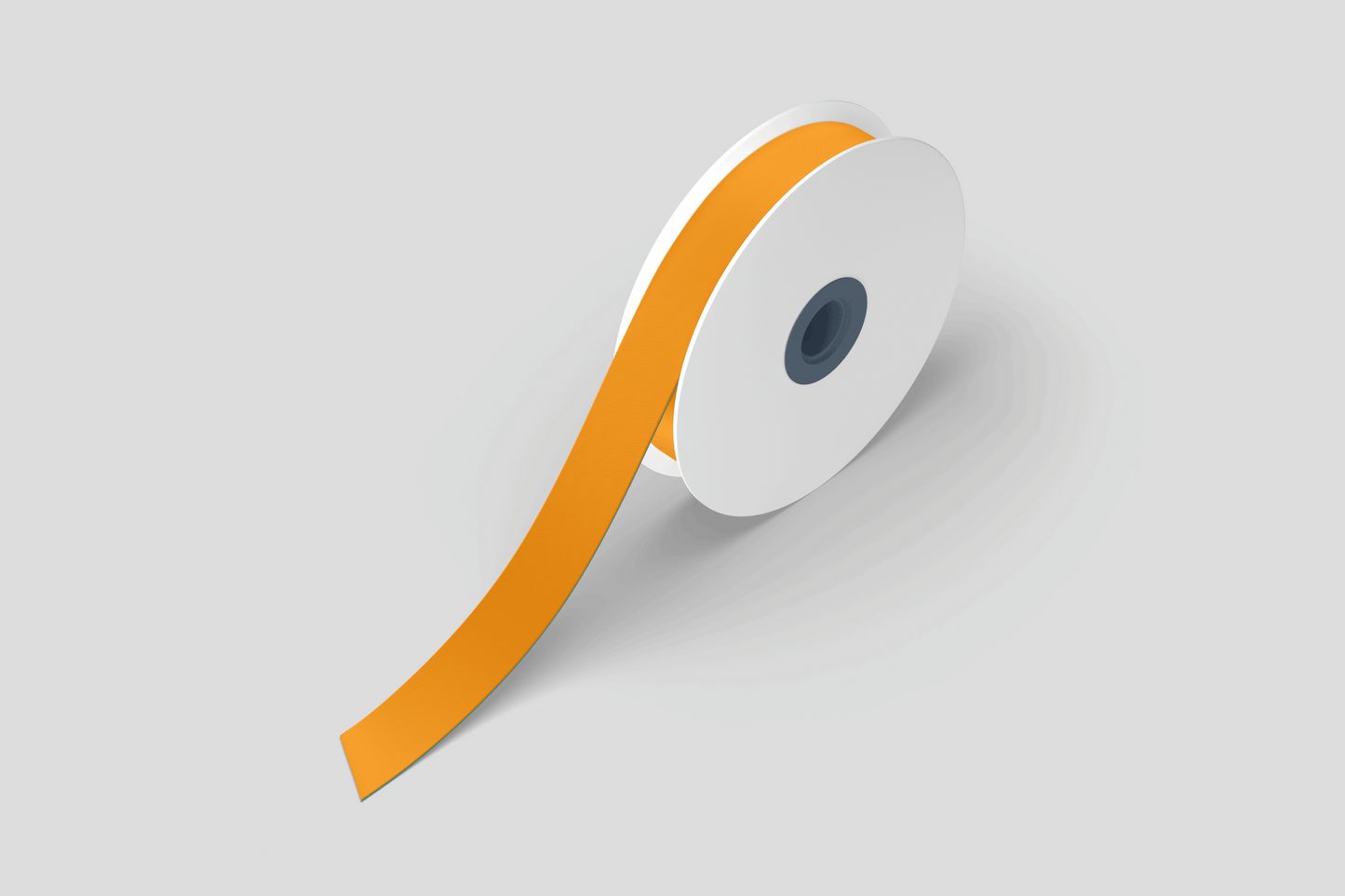 Ruban satiné en polyester 15 mm Super ruban JM Band ch orange