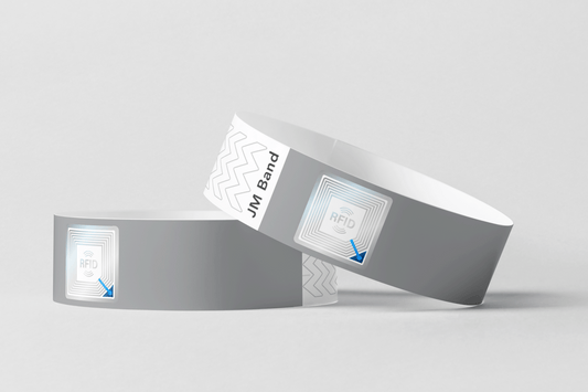 Bracelets en papier RFID - Demandez des bracelets en papier JM Band CH