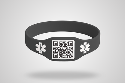 Silikonarmbänder mit QR-Code