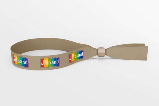 Bracelets en tissu de chanvre avec 1 bracelet en tissu imprimé en couleur jm bande ch