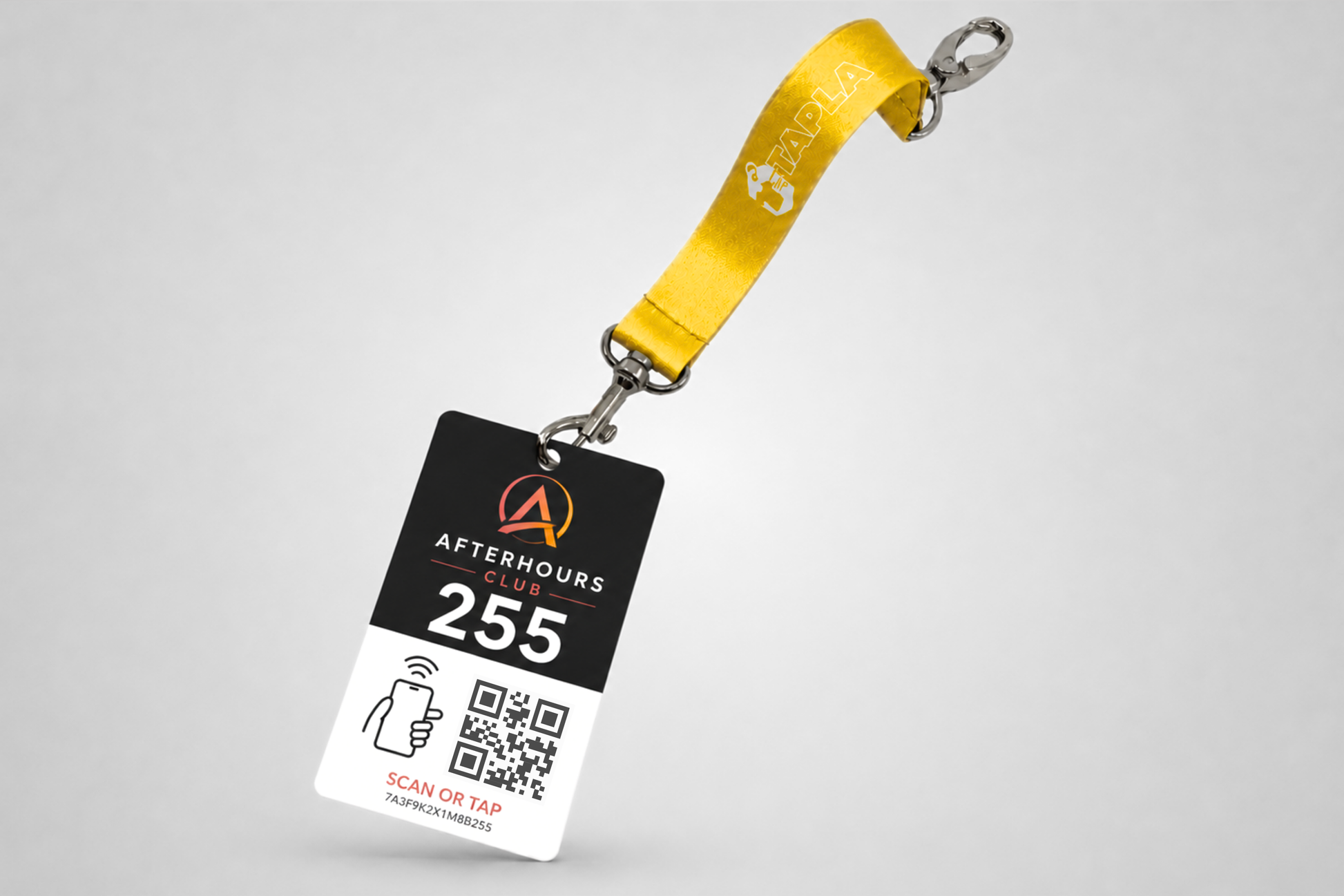 Jaune Balises de garde-robe avec NFC et impression pour système de vestiaire en ligne