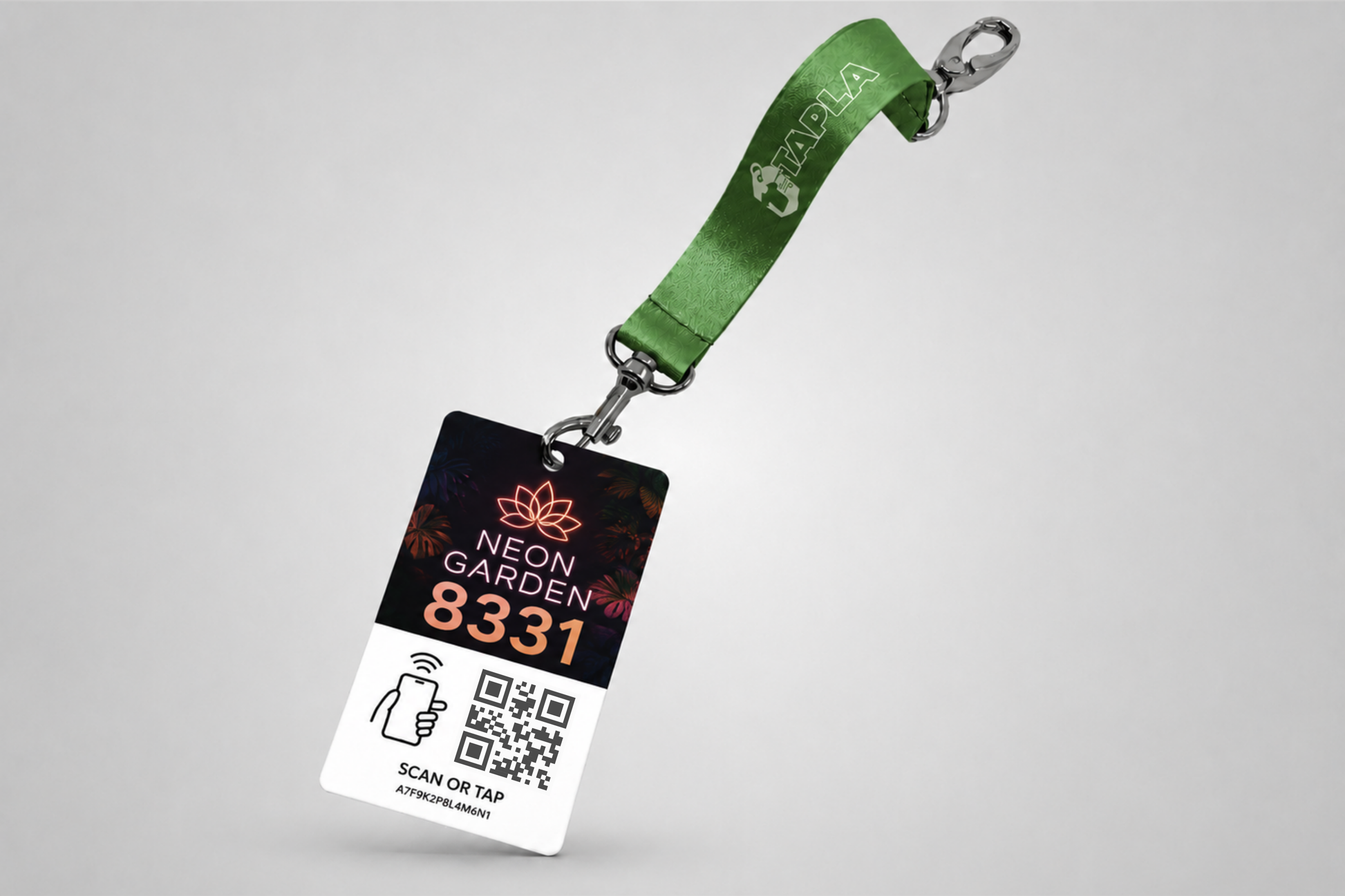 Vert Balises de garde-robe avec NFC et impression pour système de vestiaire en ligne