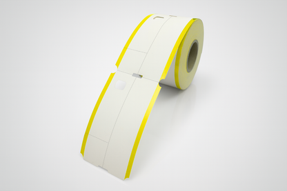 3-teilige Thermo-Garderobentickets auf Rolle