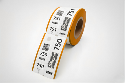 3-teilige Garderobenmarken mit Druck