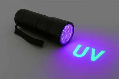 Spectre de LED UV lampe de poche