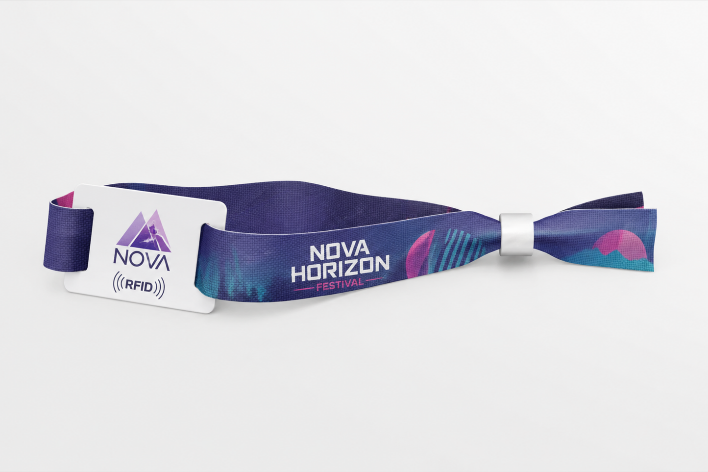 Bracelets en tissu avec RFID et impression couleur de JM Band®