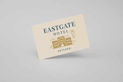 Une photo d'une carte d'hôtel avec NFC