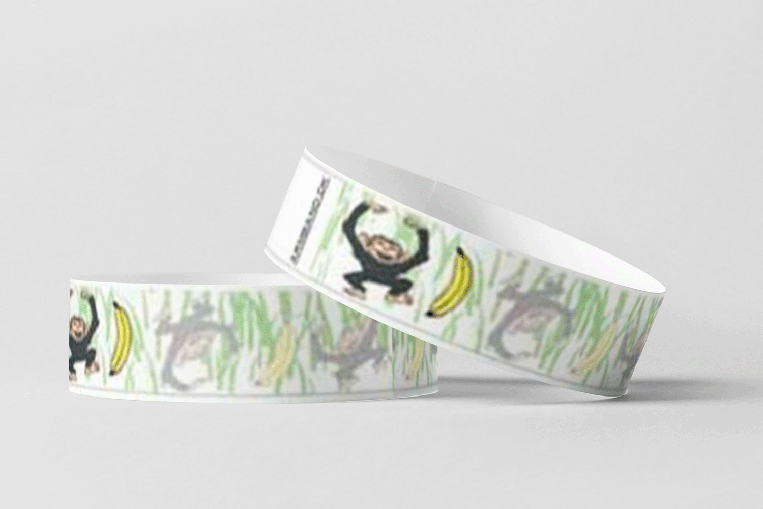 Papier-bracelets - bracelets en papier préimprimées JM Band CH 10 Monkeys