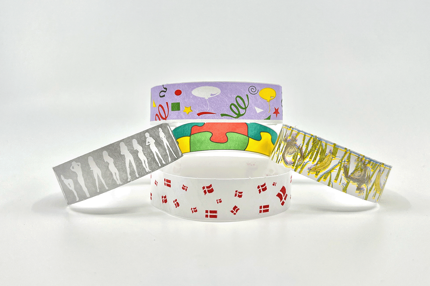 Bracelets en papier - bracelets en papier préimprimées JM Band ch