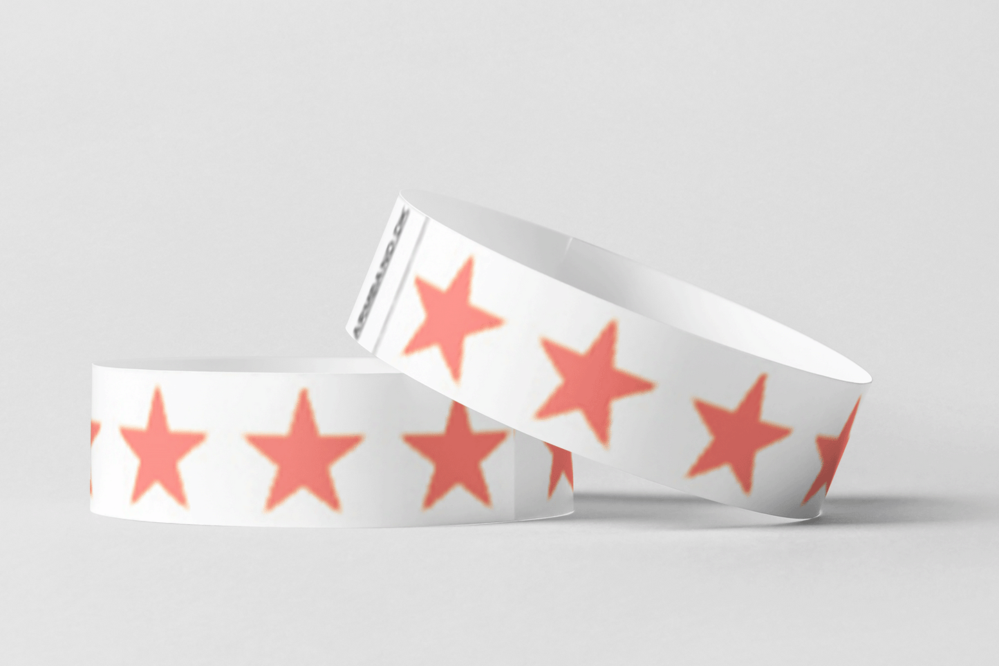Papier-bracelets - bracelets en papier préimprimées JM Band CH 10 Red Stars
