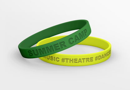 Bracelets silicone débossés de JM Band®. Achetez des bracelets de silicone en 202 mm (standard) ici.