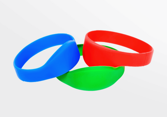 Bracelets en silicone RFID avec bracelets Fudan FM 1108 en silicone JM Band Ch