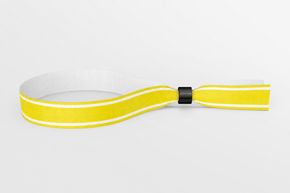 Bracelets festival colorés en stock de JM Band®. Achetez des bracelets de festival en Jaune a ici.