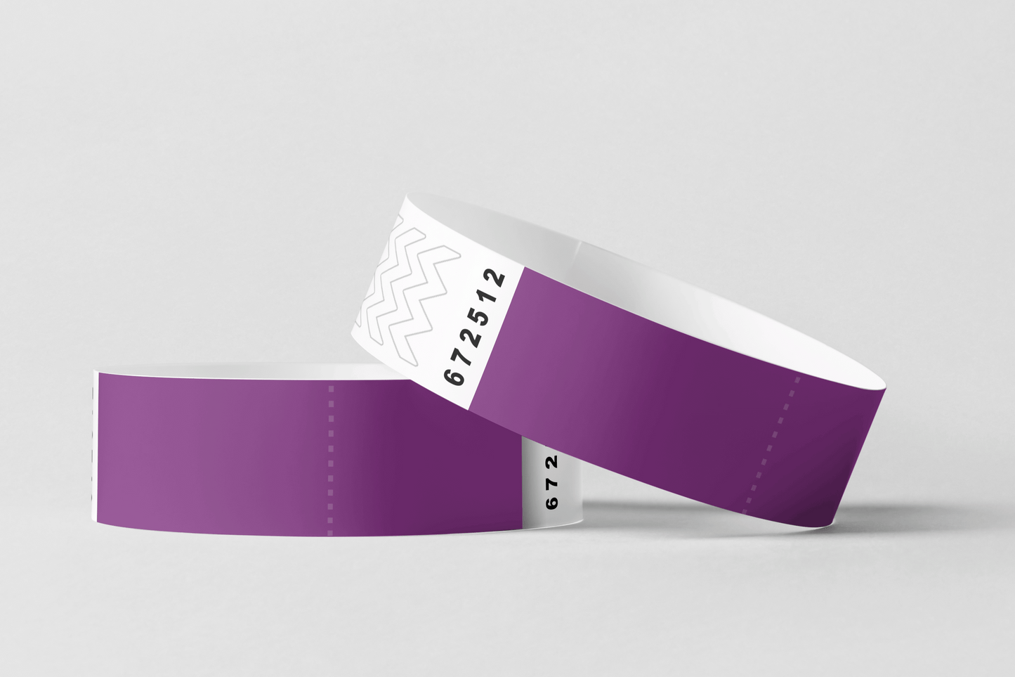 Bracelets en papier avec bracelets en papier à coupon JM Band CH 10 Purple