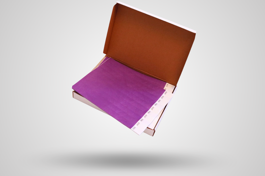 Scatola da 1000 braccialetti di carta - stock regolare