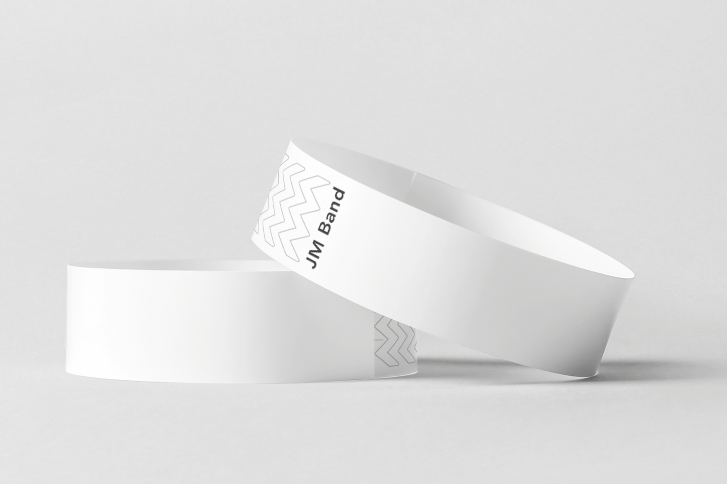 Bracelets en papier - bracelets en papier ordinaire JM Band CH 10 White
